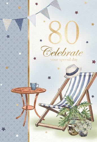 Birthday Card Male 80