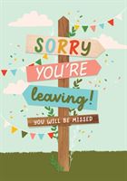 Sorry You're Leaving Large Card