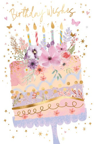 Birthday Wishes With Cake And Candles