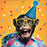 Party Time Monkey Birthday Card