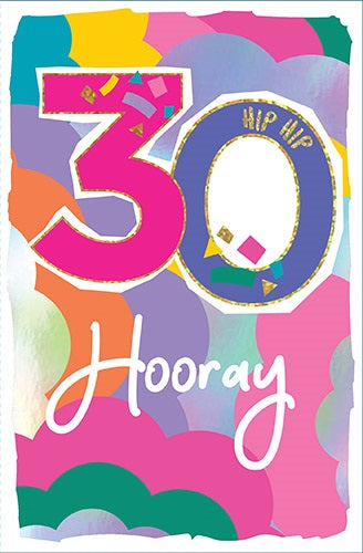 30 Birthday Card