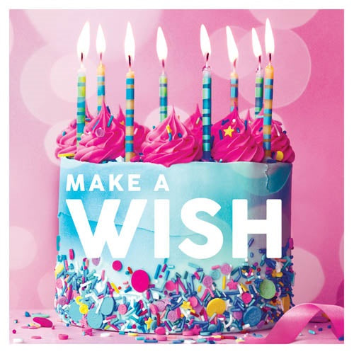 Make A Wish Birthday Card