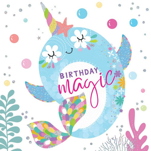 Birthday Magic Nahwahl Birthday Card