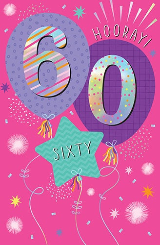 Birthday Card Female 60