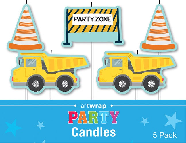 Candle 5 Pack - Construction