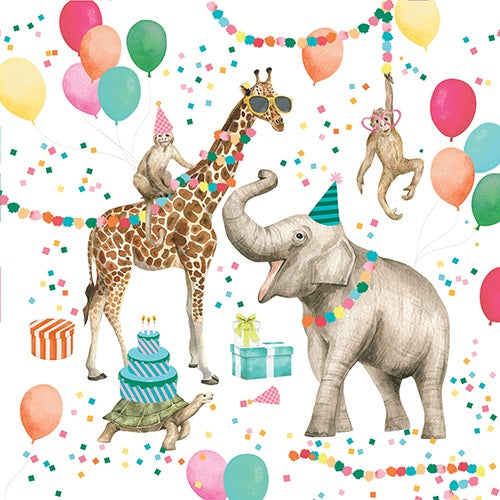 Party Animals Napkins 20Pk