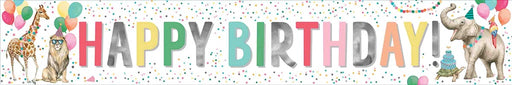 Party Animals Foil Banner