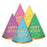 Happy Birthday Foil Party Hats 8 Pack