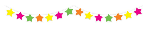Mini Neon Star Bunting 3 Metres
