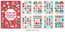 Christmas Sticker Book 16 Pages - 228 Stickers