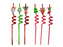 Christmas Reusable Straws - 3 Pk