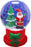 Christmas Inflatable Snowglobe 152cm (H)