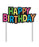 Happy Birthday Neon Cake Topper