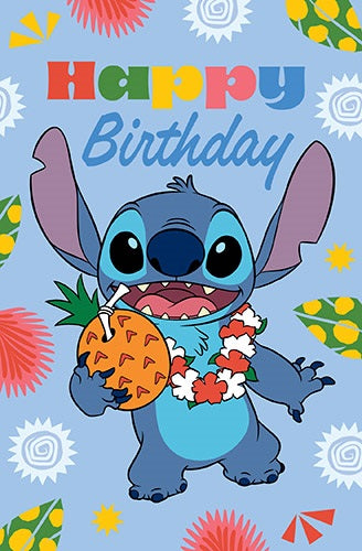 Stitch Happy Birthday Card