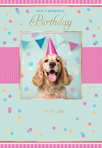 Deluxe Have A Wonderful Birthday With Happy Dog