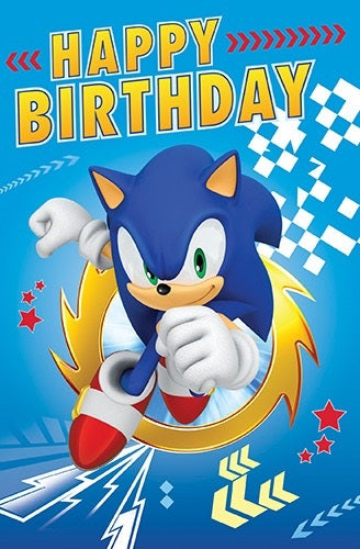 Sonic Happy Birthday Card