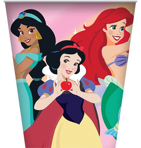 Disney Princess Paper Cups 8 Pack/270ml