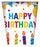 Happy Birthday Paper Party Cups 8Pk/270ml