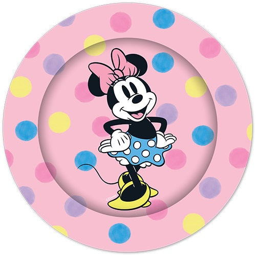 Minnie Mouse Paper Plates 23cm/8 Pack