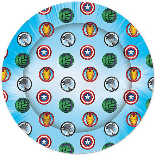 Avengers Paper Plates 23cm/8 Pack