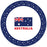 Australia Flag Paper Plates 23cm/8 Pack