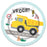 Construction Paper Party Plates 8Pk/23cm