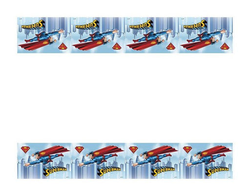 Superman Plastic Tablecover 1.3m x 1.8m