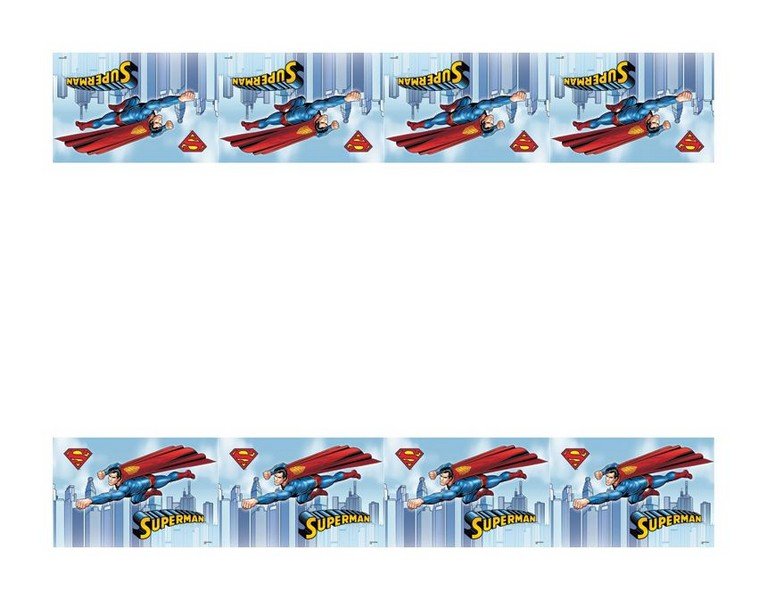 Superman Plastic Tablecover 1.3m x 1.8m