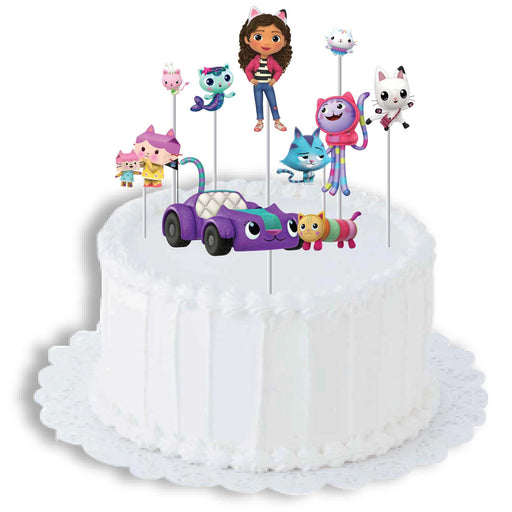 Gabbys Dollhouse Cake Decorating/Cake Topper Kit 8pcs