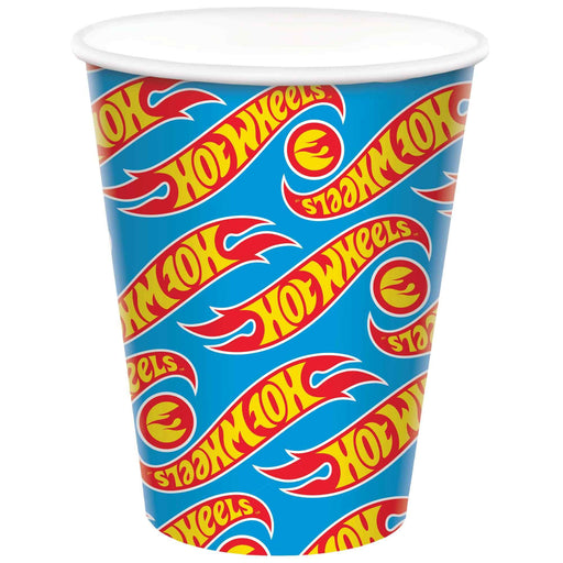 Hot Wheels Paper Cups - 8 Pack