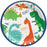 Dino-Mite Paper Plates 17cm 8 Pk NPC