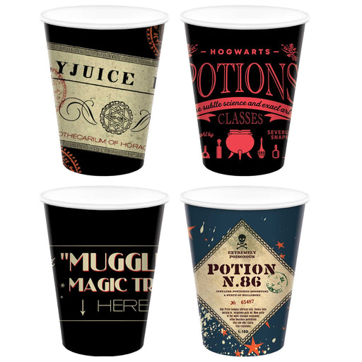 Harry Potter Mixed Paper Cups - 8 Pack