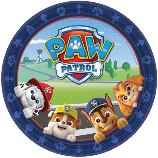 Paw Patrol Paper Plates 23cm/8pk