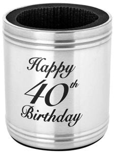 Stubby Holder ''Happy 40th Birthday''