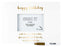 Happy Birthday White With Gold Writing Edition Sign It Frame Block