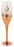 Ombre Rose Gold 18th Champagne Glass