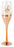 Ombre Rose Gold 30th Champagne Glass