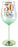 SALE 30/Thirty Green Glitter Wine Glass 430ml