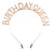 Rose Gold Metal Birthday Queen Tiara