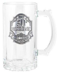 30th Badge Beer Stein 490ml