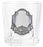 Blank Badge  Best Wishes Whisky Glass 260ml
