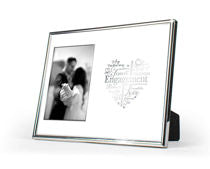 Engagement Silver Edged Frame