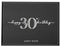 Happy 30th Birthday Black Guest With Silver Writting