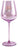 18th Pink Wine Glass Rose Gold Decal 430ml