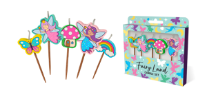 Fairy Land Cake Candles 5 Pack