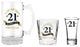 21st Black/Gold Stein, Whiskey And Shot Set