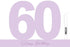 60th Periwinkle Purple Signature Block