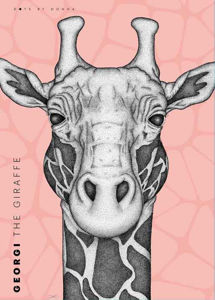 Dots By Donna Georgi The Giraffe Cotton Tea Towel