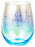 Happy Birthday Holographic Stemless Wine Glasses 560ml