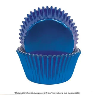 Cake Craft 390 Blue Foil Baking Cups Pack Of 72